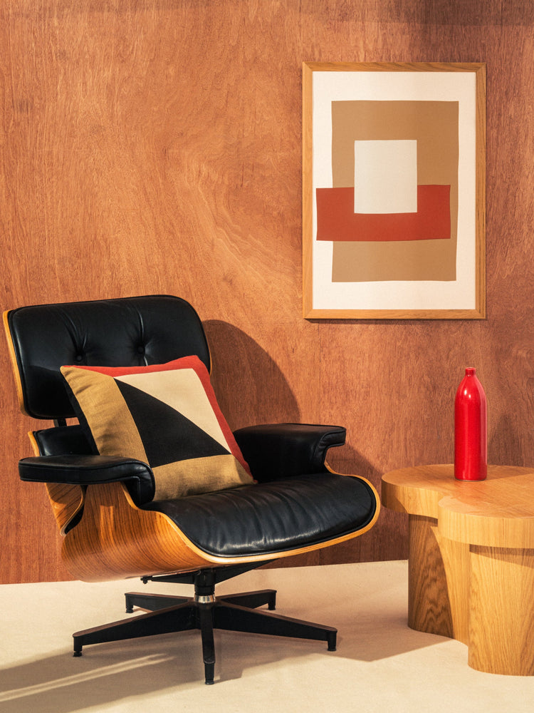 Coussin Diagonal - Café & Brique GOODMOODS ÉDITIONS