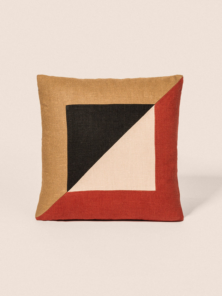 Coussin Diagonal - Café & Brique GOODMOODS ÉDITIONS