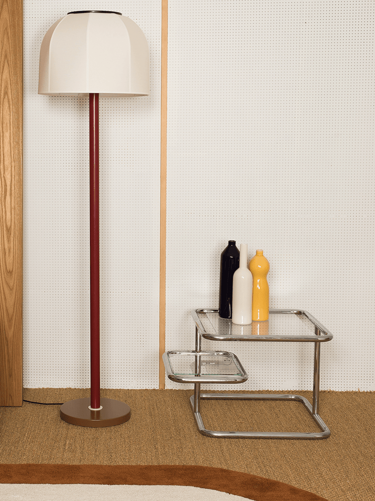 Lampadaire - Rouge Brique Lampes GOODMOODS ÉDITIONS