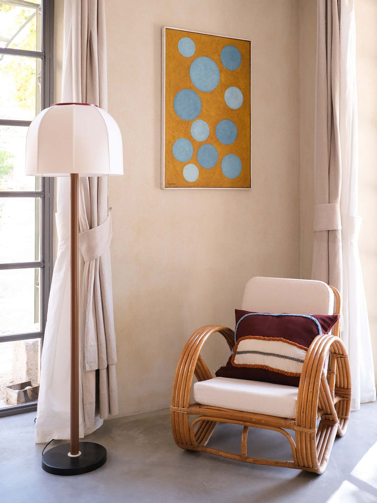 Lampadaire - Rouge Brun Lampes GOODMOODS ÉDITIONS