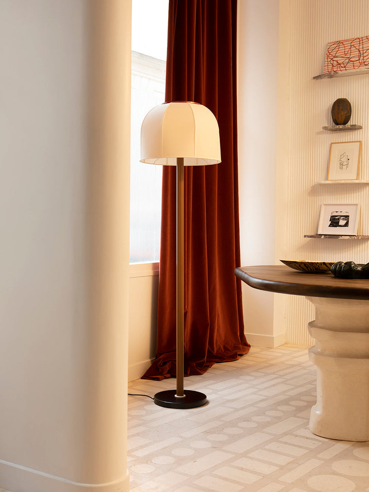 Lampadaire - Rouge Brun Lampes GOODMOODS ÉDITIONS