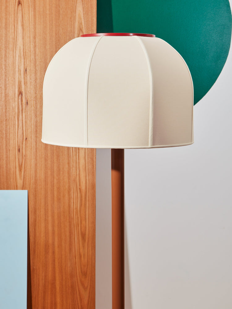 Lampadaire - Rouge Brun Lampes GOODMOODS ÉDITIONS