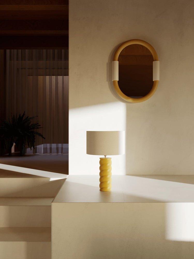 Lampe - Mimosa & Blanc Perlé GOODMOODS ÉDITIONS