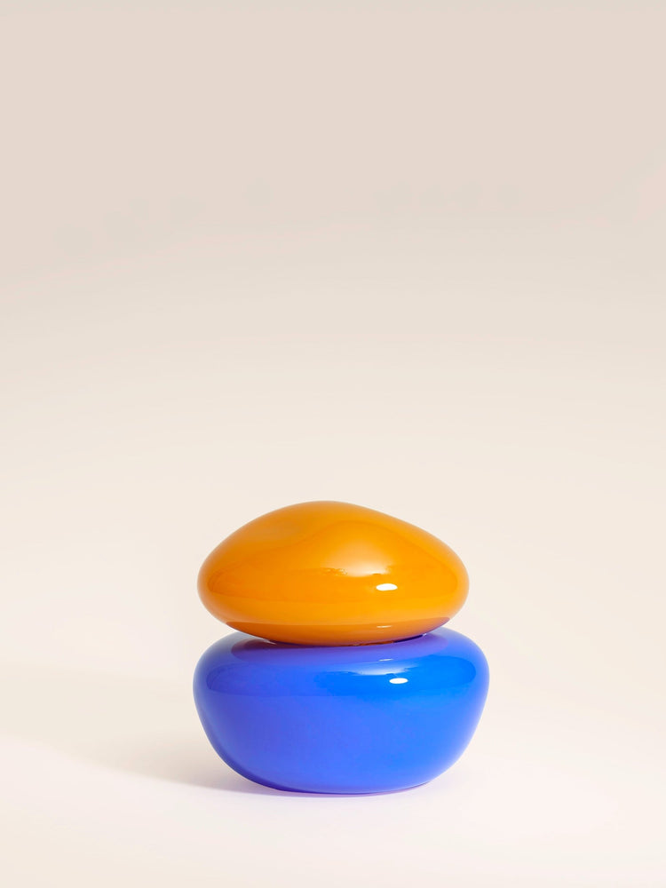 Bonbonnière Orange & Blue Lollipop Arts de la table Helle Mardahl 