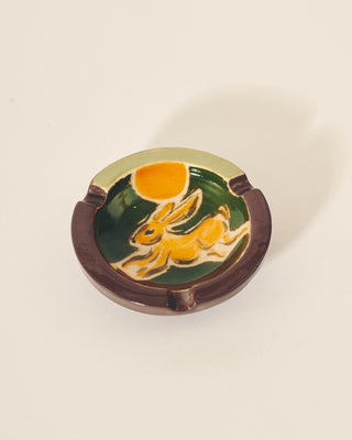 Cendrier Lapin orange Arts de la table Lily Bonnet 