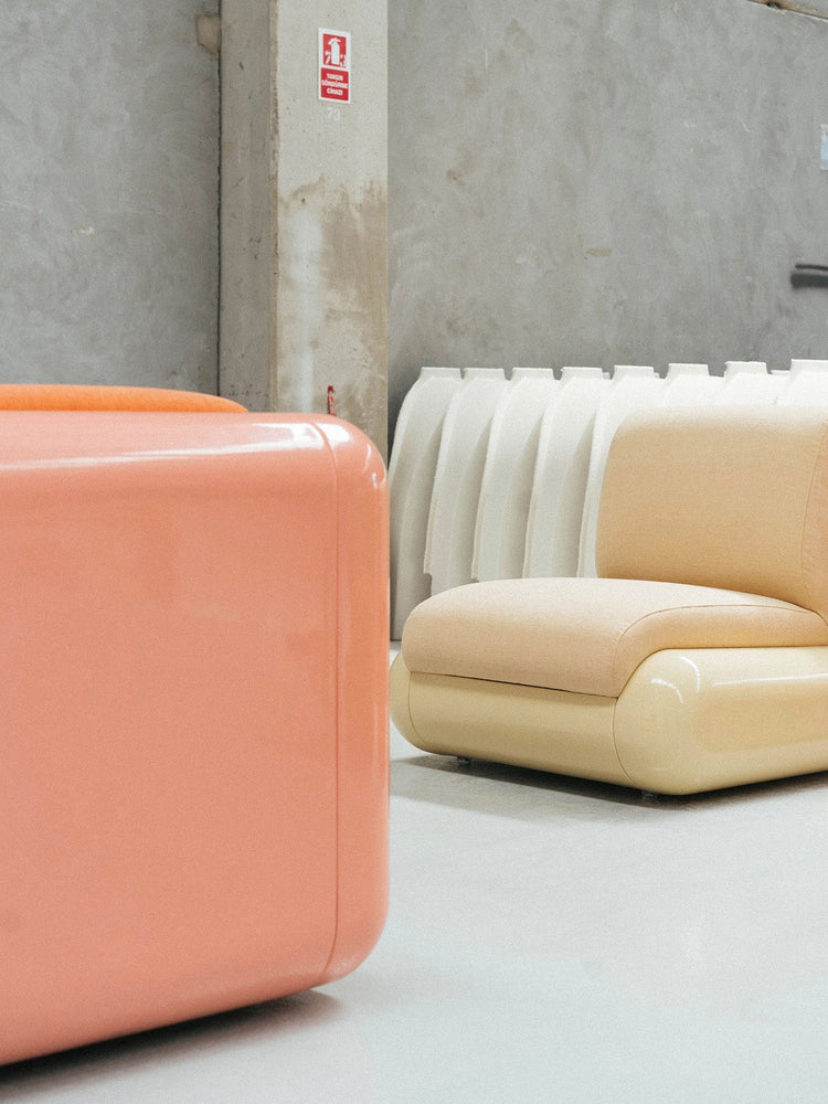 Fauteuil T4 Blush Pink Fauteuils Holloway Li for Uma 