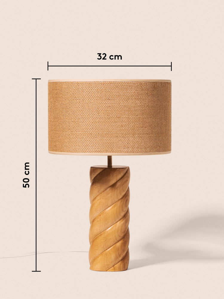 Lampe - Érable & Jute GOODMOODS ÉDITIONS 