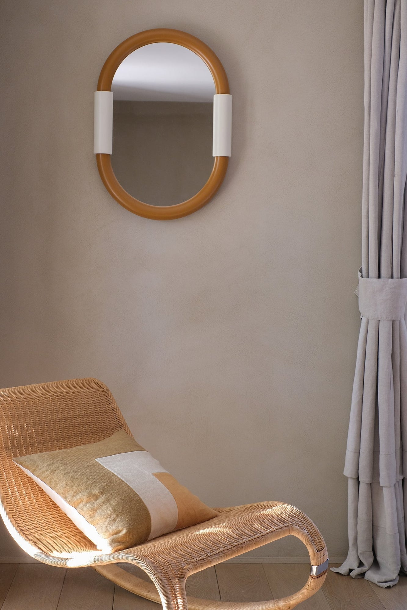 Miroir Olympic - Terre de sienne - Goodmoods Editions – GOODMOODS GALERIE