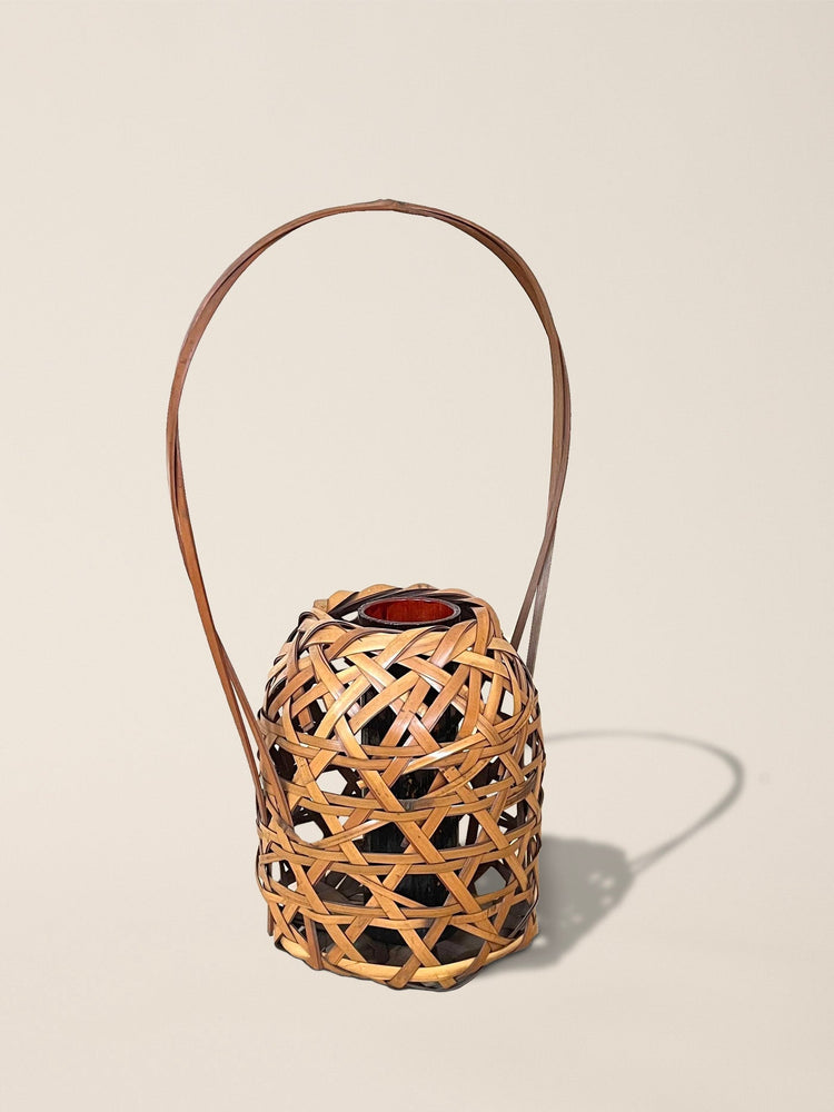 Panier / vase en bambou léger Vases Graziella Semerciyan Gallery 