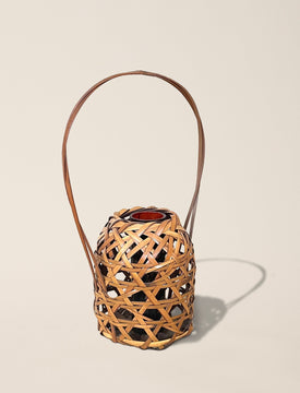 Panier / vase en bambou léger Vases Graziella Semerciyan Gallery 