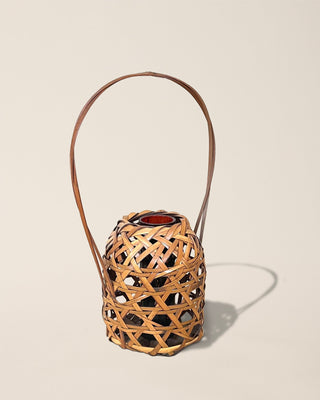 Panier / vase en bambou léger Vases Graziella Semerciyan Gallery 