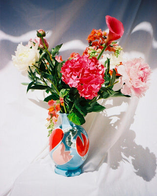 Vase Tulip Blue Vases Laetitia Rouget 