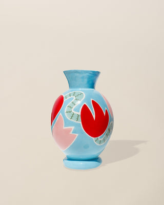 Vase Tulip Blue Vases Laetitia Rouget 